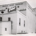The back of the Stevens Point Brewery's brewhouse in 1953.